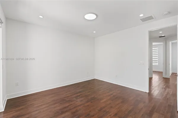 wooden floor in an empty room