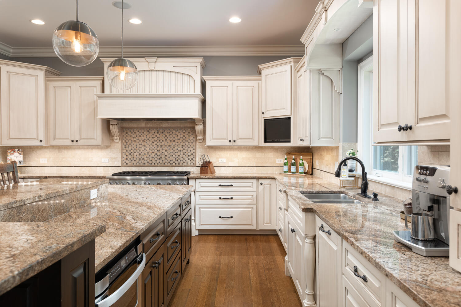 833 Wellner Road Naperville, IL 60540 - Photo 12 of 59 a kitchen with stainless steel appliances granite countertop a stove sink and cabinets