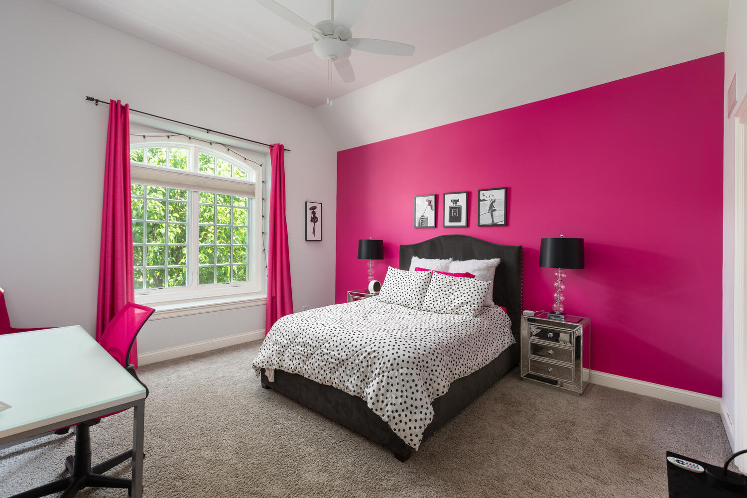 833 Wellner Road Naperville, IL 60540 - Photo 38 of 59 a bedroom with a bed and a dresser next to a window