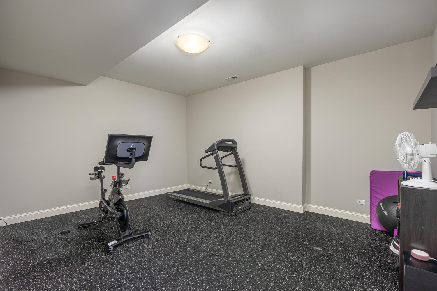 833 Wellner Road Naperville, IL 60540 - Photo 49 of 59 a room with gym equipment and a mirror