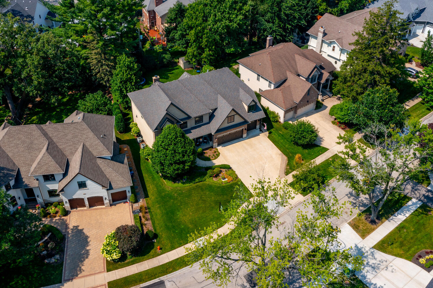 833 Wellner Road Naperville, IL 60540 - Photo 54 of 59 an aerial view of a house