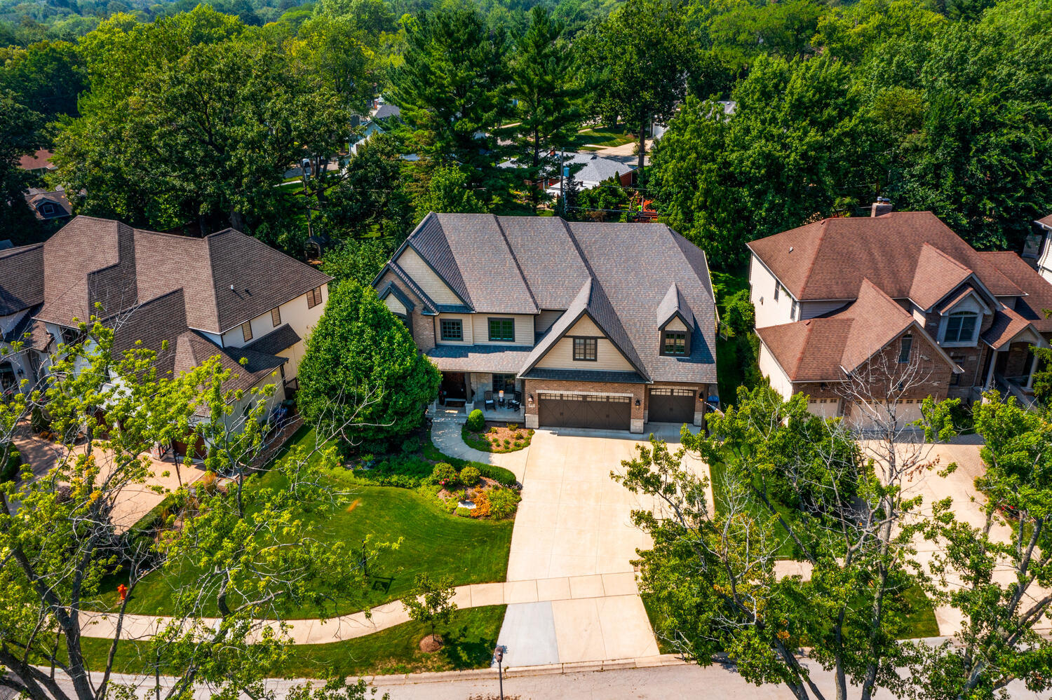 833 Wellner Road Naperville, IL 60540 - Photo 56 of 59 an aerial view of a house