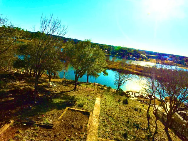a view of swimming pool with an outdoor space and seating area