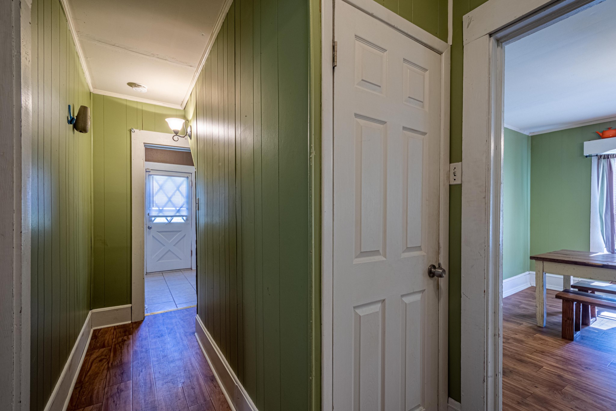 9263 Bethel Road Prospect, TN 38477 - Photo 21 of 45 a view of a hallway with wooden floor