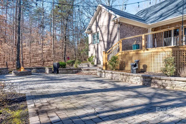 a view of a building with a street
