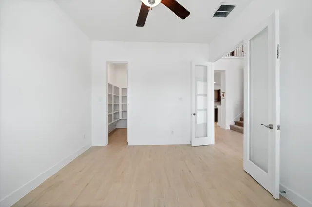 wooden floor in an empty room