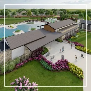 a view of a patio with table and chairs potted plants