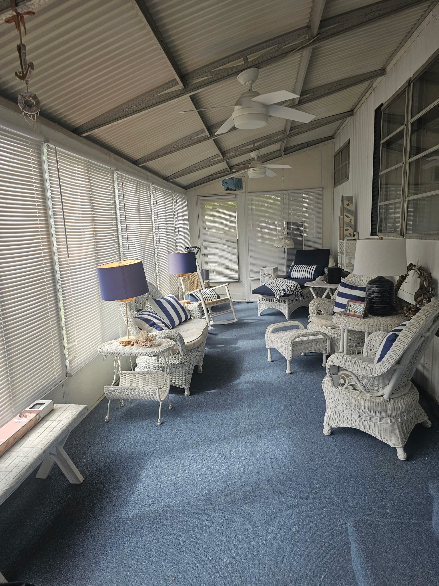 614 South Rte 9 Cape May Court House, NJ 08210 - Photo 2 of 9 a patio with patio couch and a fireplace