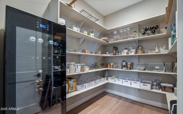 a view of a walk in closet