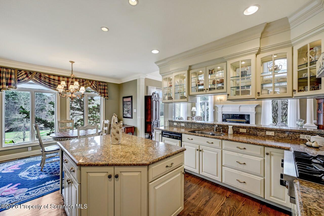 747 Greens Dallas, PA 18612 - Photo 24 of 98 a kitchen with center island and windows
