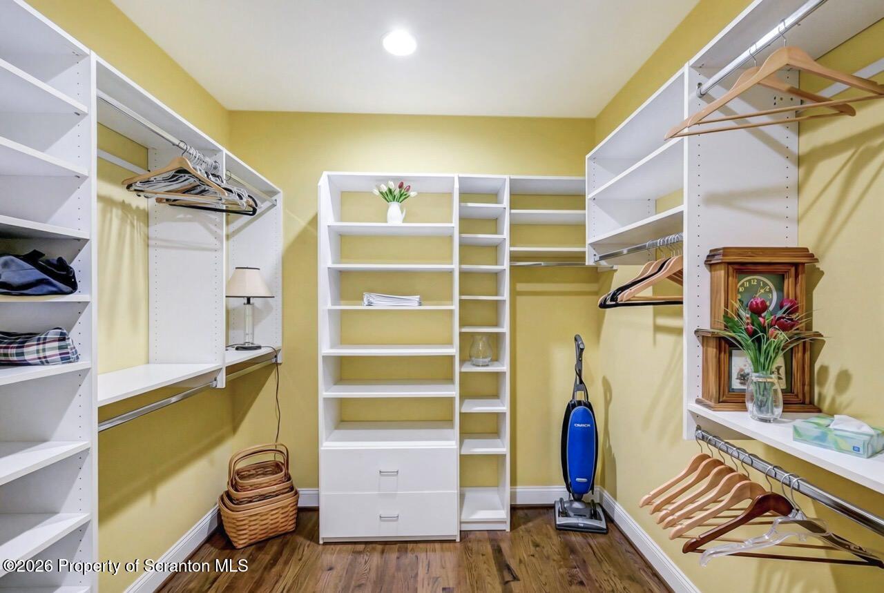 747 Greens Dallas, PA 18612 - Photo 41 of 98 a view of walk in closet with clothes and shoes