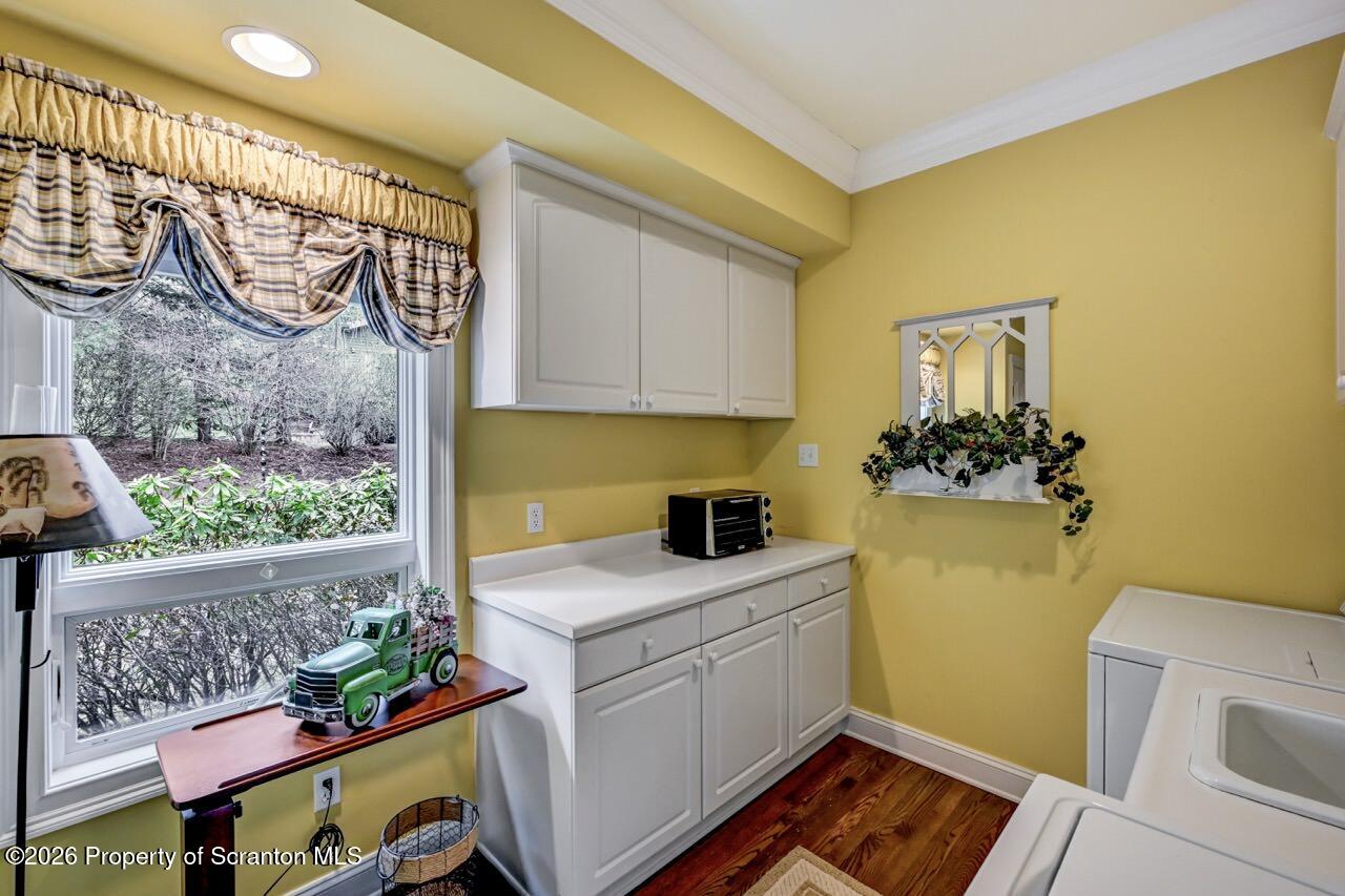 747 Greens Dallas, PA 18612 - Photo 50 of 98 a utility room with a sink a washer and dryer