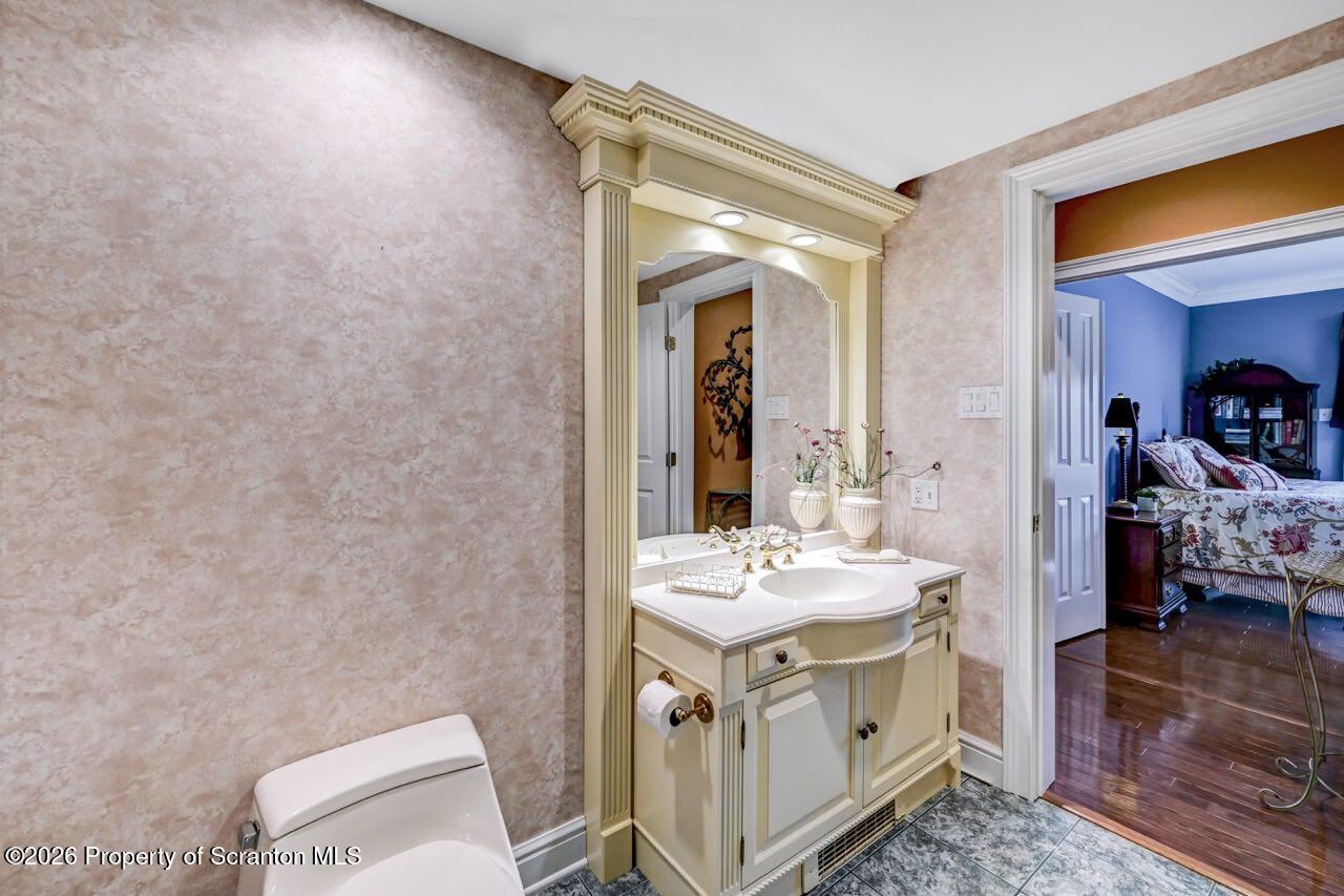 747 Greens Dallas, PA 18612 - Photo 74 of 98 a bathroom with a sink a toilet and shower