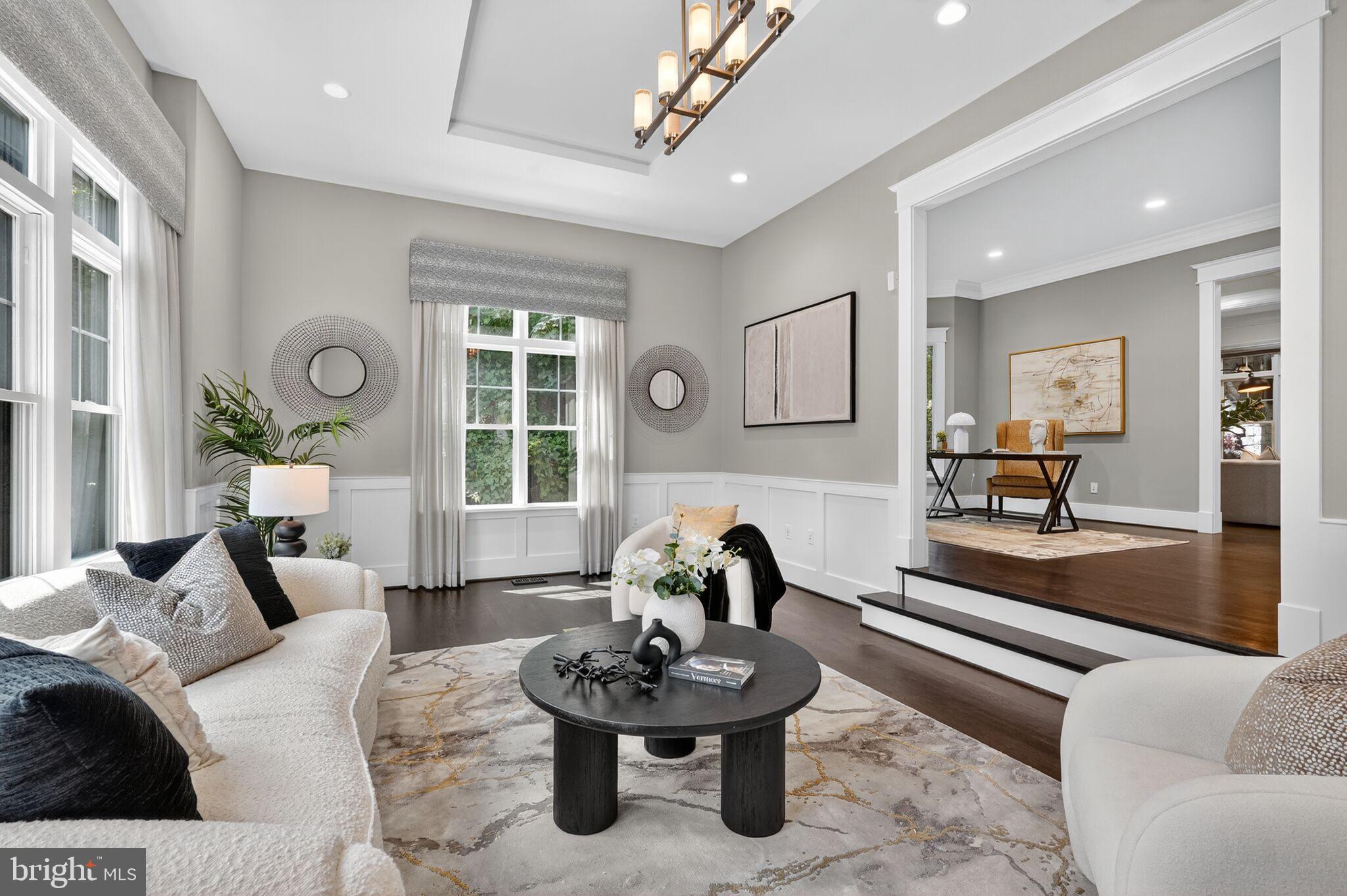 3400 Military Road Arlington, VA 22207 - Photo 13 of 81 Living Room with Views of Main Level Office