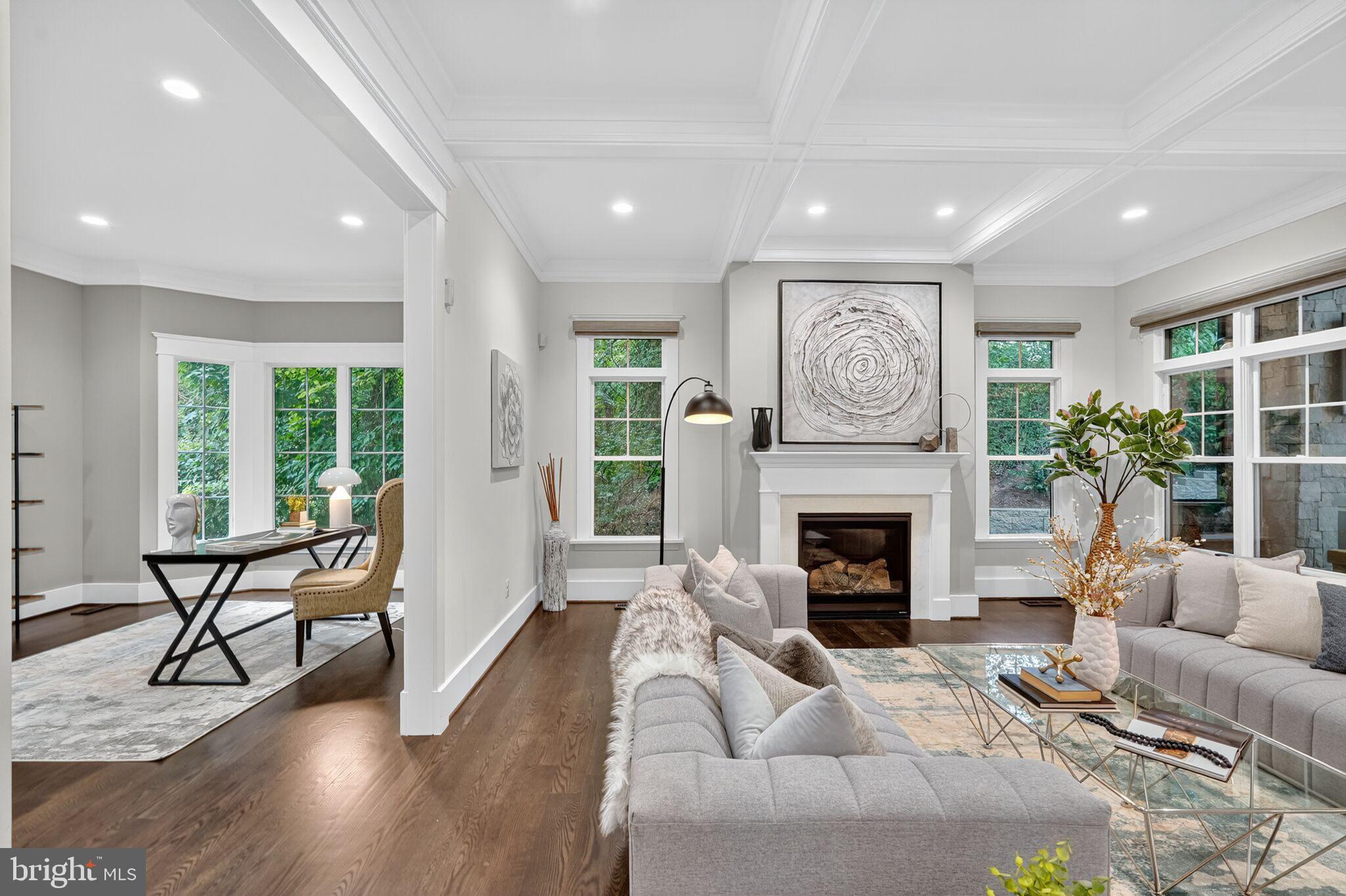 3400 Military Road Arlington, VA 22207 - Photo 18 of 81 Main Level Office Opens to Family Room