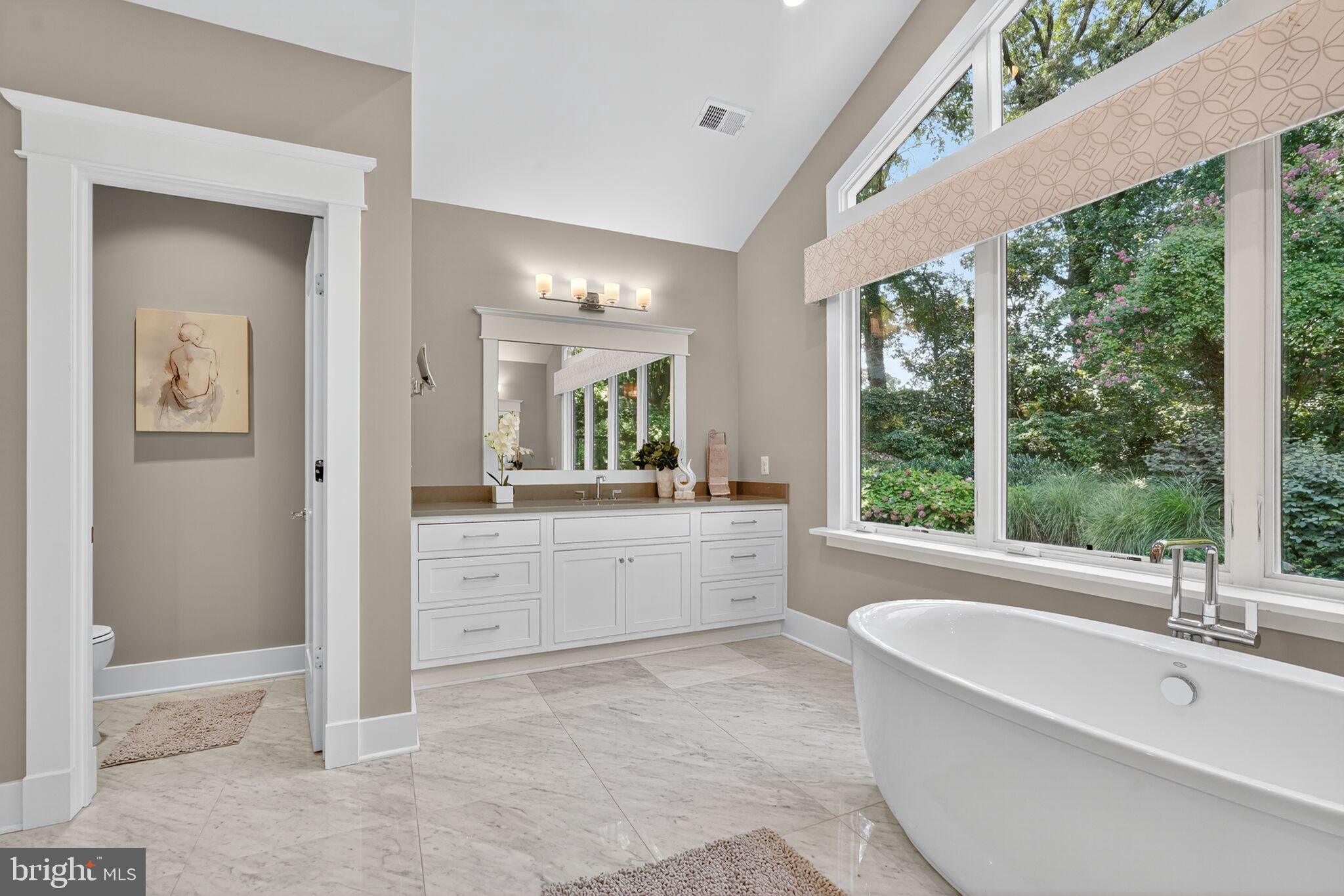 3400 Military Road Arlington, VA 22207 - Photo 47 of 81 Double Vanity in Primary Bathroom