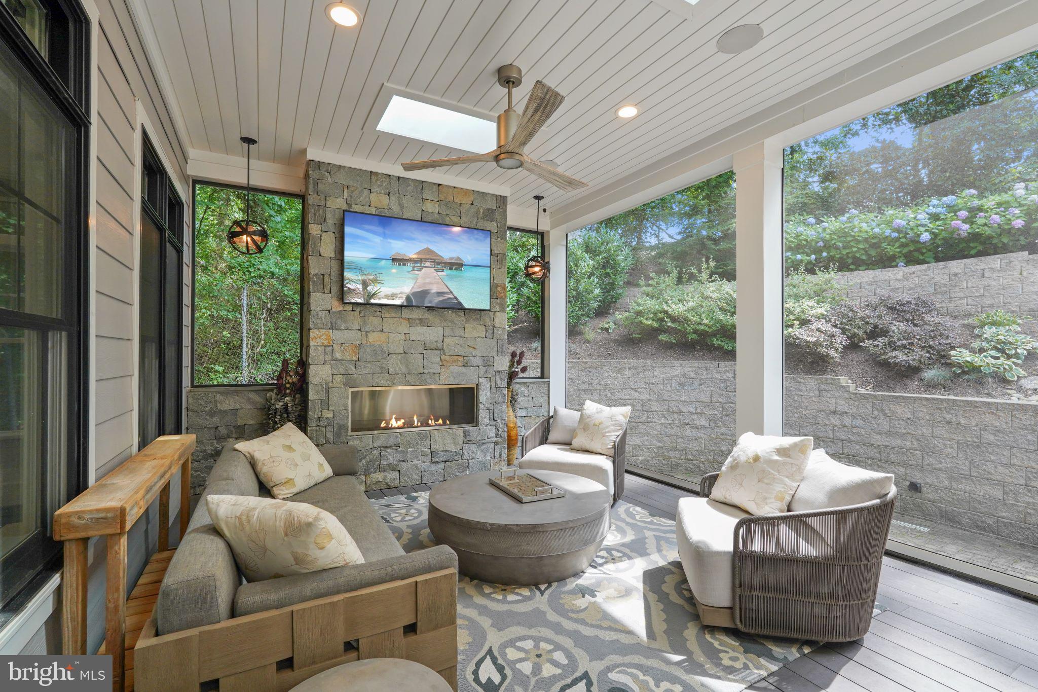 3400 Military Road Arlington, VA 22207 - Photo 72 of 81 Features Ceiling Fan, Surround Sound & Fireplace
