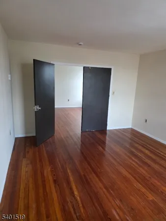 a view of small space with racks on the wall