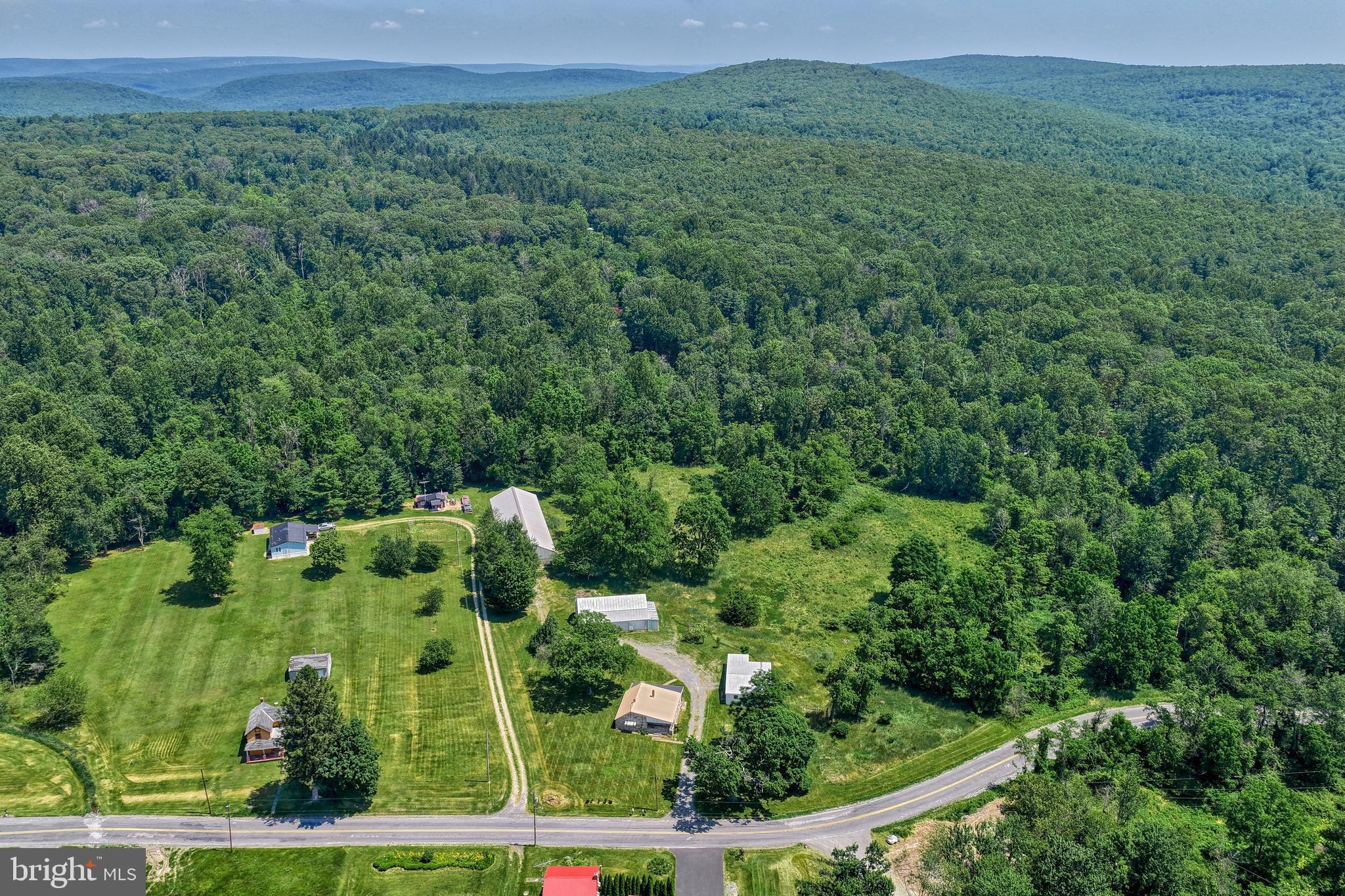 4531 Cold Springs Road Fayetteville, PA 17222 - Photo 71 of 86 an aerial view of a house with a yard