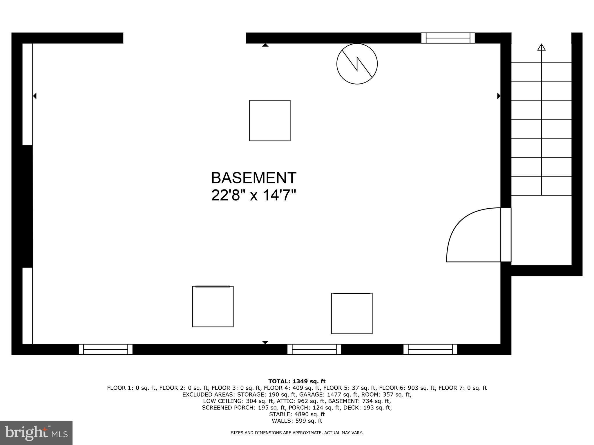 4531 Cold Springs Road Fayetteville, PA 17222 - Photo 80 of 86 a black and white photo of a floor plan