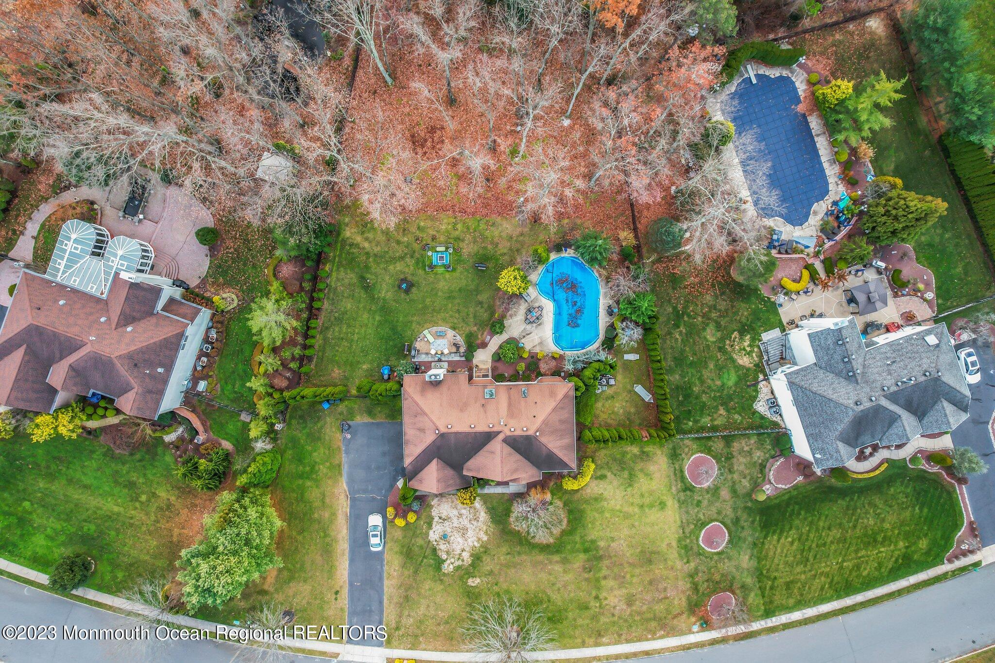 20 Round Hill Road Jackson, NJ 08527 - Photo 48 of 50 an aerial view of a house