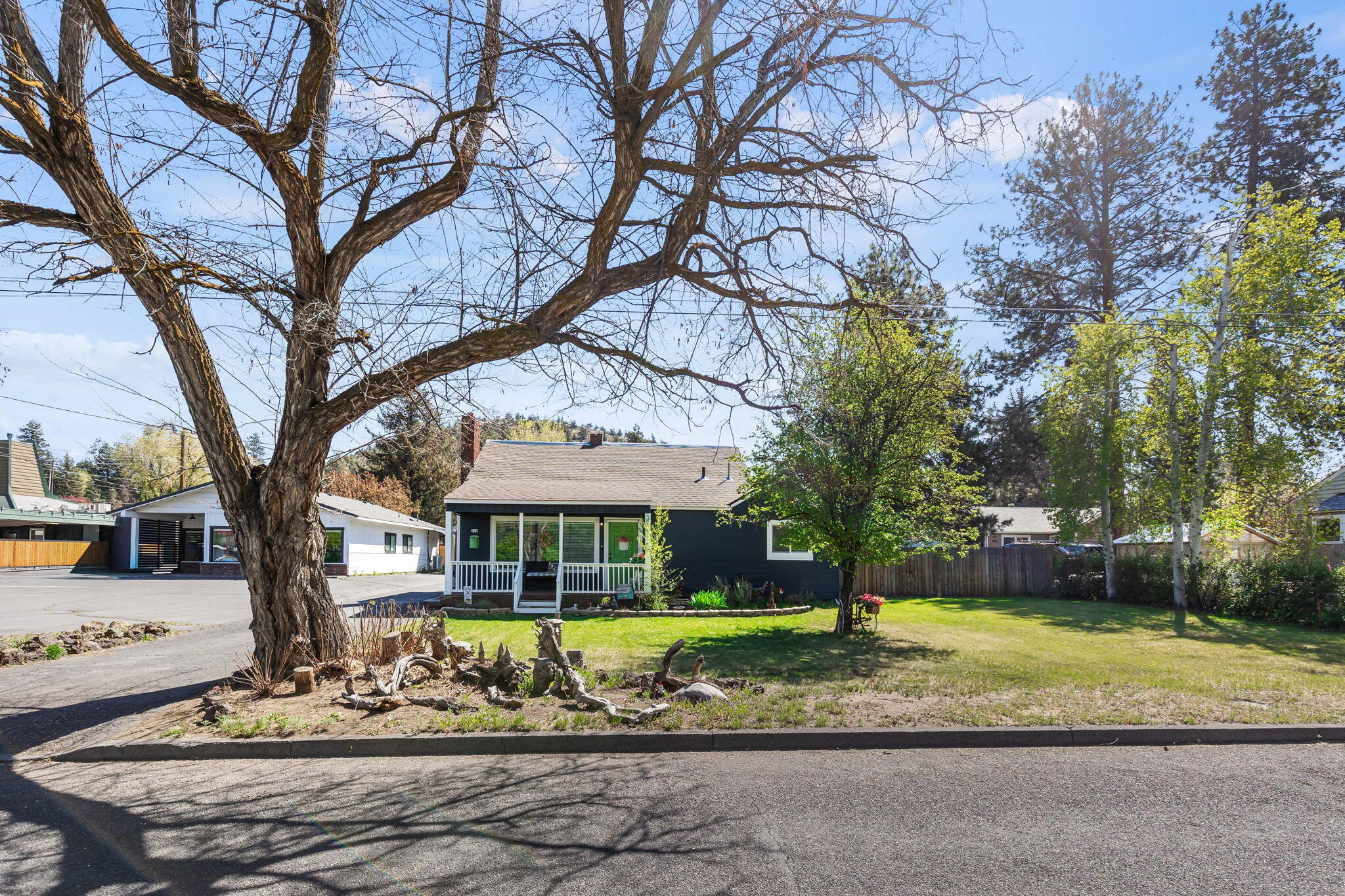 924 Northeast 9th Street Bend, OR 97701 - Photo 3 of 40 a view of a fountain with tree s