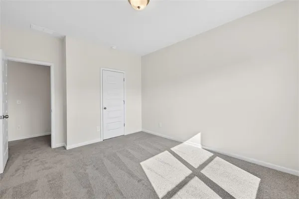 an empty room with an empty space