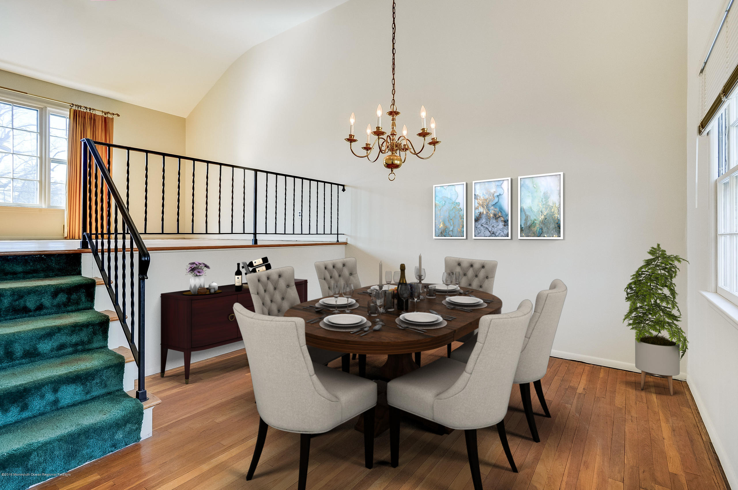 114 Jumping Brook Road Lincroft, NJ 07738 - Photo 9 of 32 08-Dining Room-staged