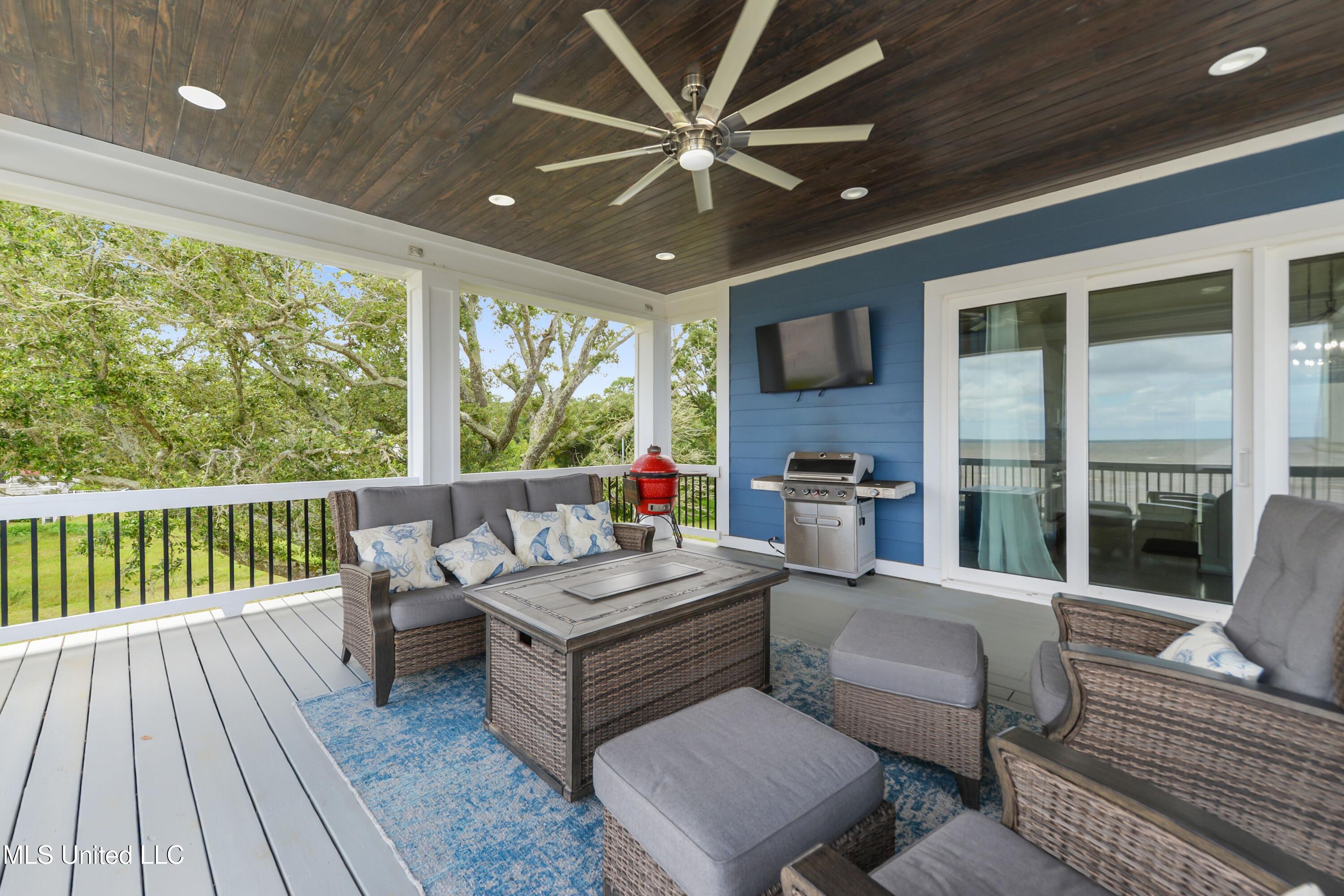 4727 East Belle Fontaine Road Ocean Springs, MS 39564 - Photo 24 of 68 top back porch