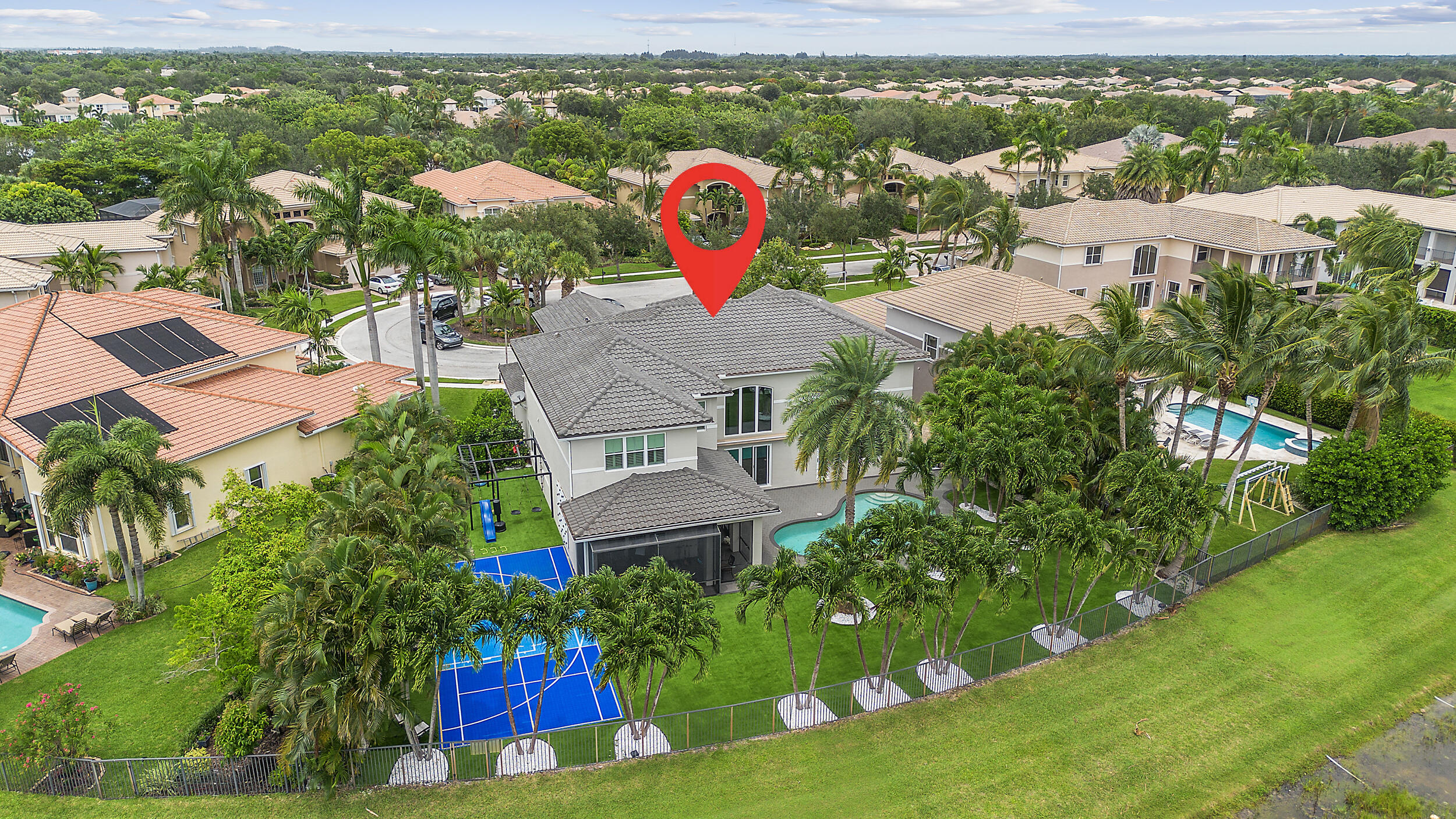 8680 Daystar Ridge Point Boynton Beach, FL 33473 - Photo 20 of 25 a view of a outdoor space with a swimming pool