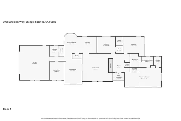 $869,000 | 3958 Arabian Way, Shingle Springs, CA 95682