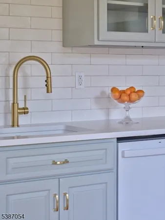 a close view of a sink and tap