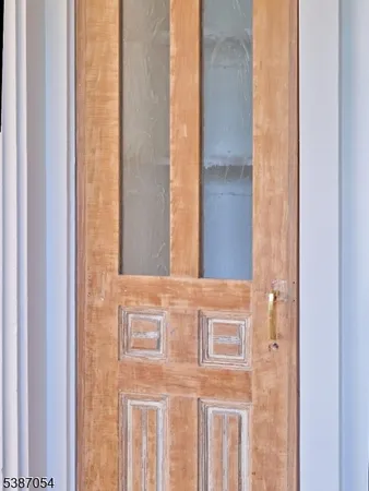 a view of a door