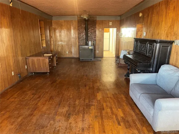 a large kitchen with cabinets