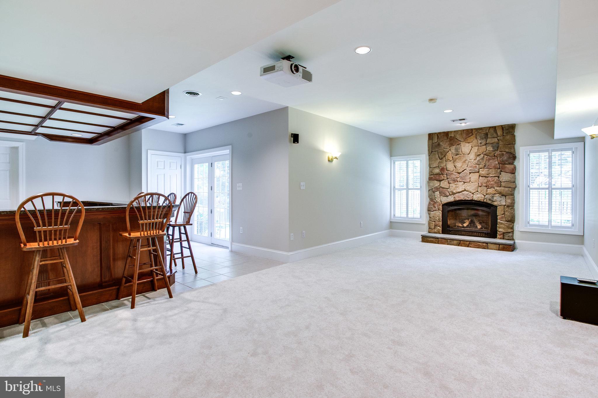 1504 Laughlin Avenue McLean, VA 22101 - Photo 27 of 43 Lower level bar/fire place