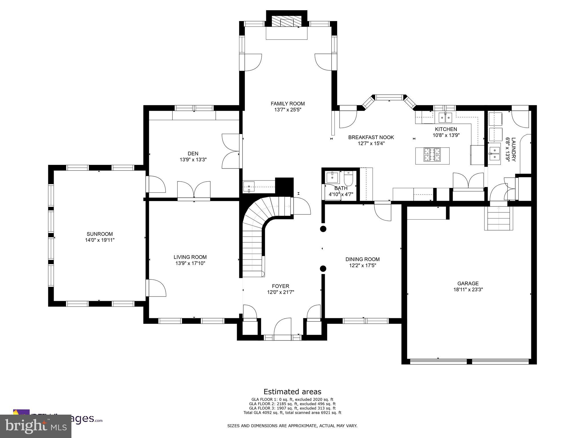 1504 Laughlin Avenue McLean, VA 22101 - Photo 41 of 43 Main level floor plan