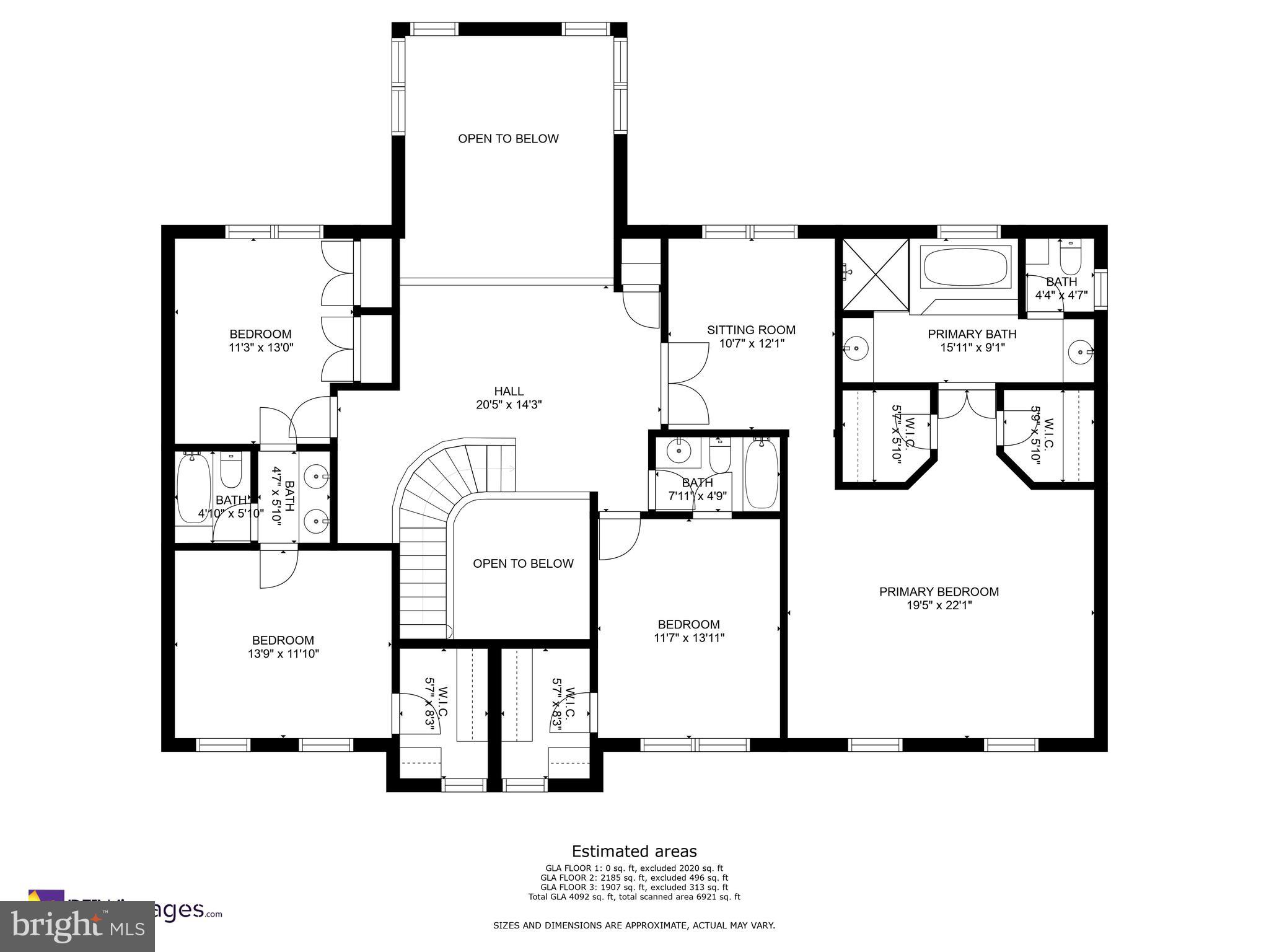 1504 Laughlin Avenue McLean, VA 22101 - Photo 42 of 43 Upper level floor plan