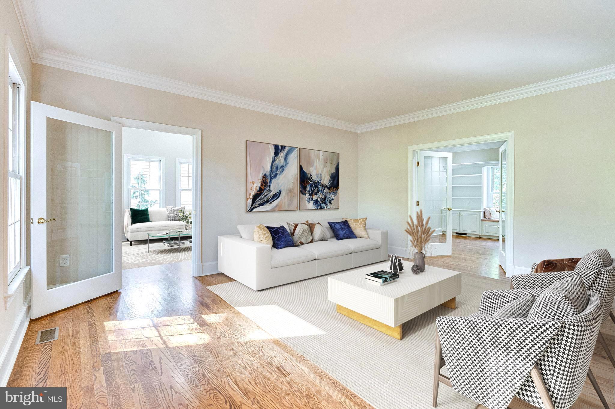 1504 Laughlin Avenue McLean, VA 22101 - Photo 6 of 43 Formal Living Room - Virtually Staged