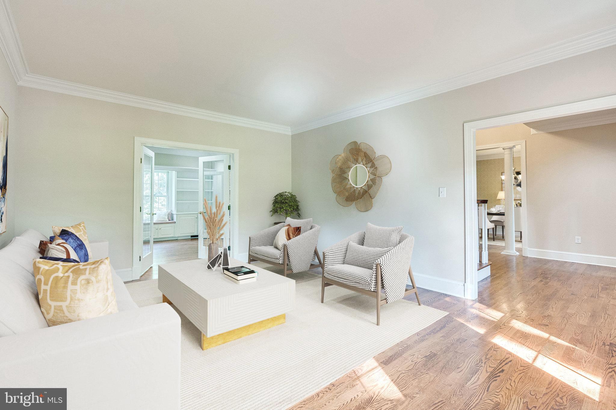 1504 Laughlin Avenue McLean, VA 22101 - Photo 7 of 43 Formal Living Room - Virtually Staged