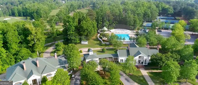 a view of a lake with a mountain