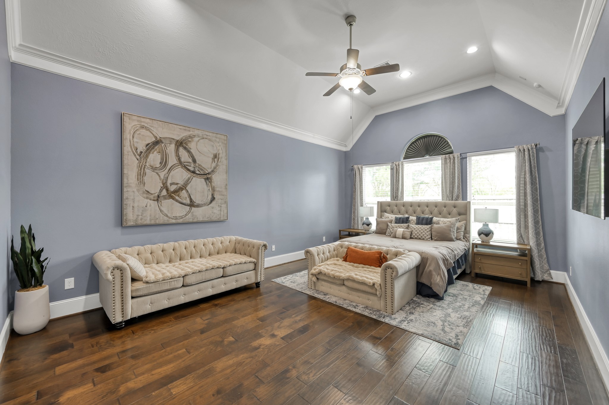 31714 Pierwood Court Spring, TX 77386 - Photo 24 of 49 a bedroom with furniture and a large window