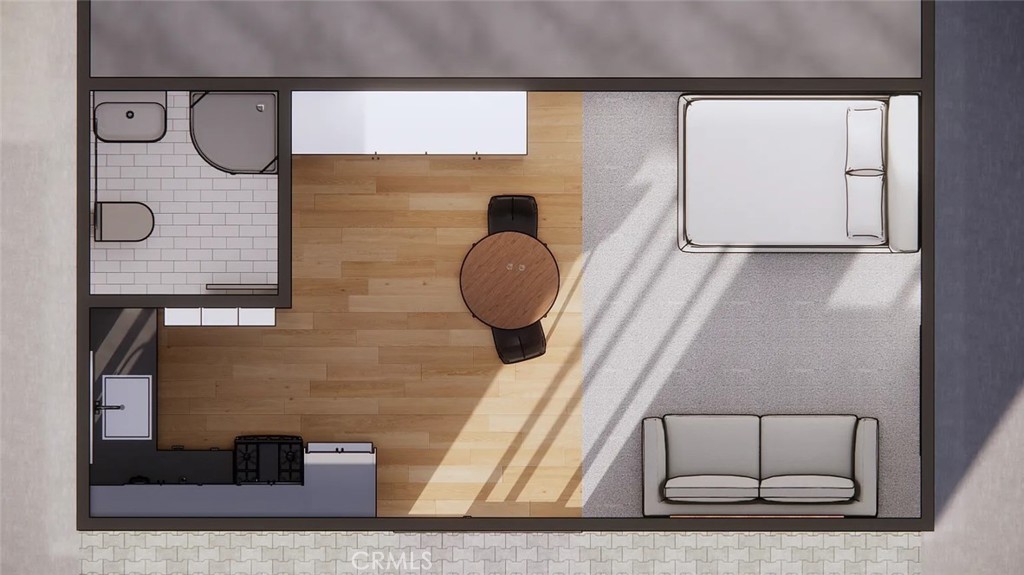 412 Delphine Place, Unit B Fullerton, CA 92833 - Photo 3 of 10 Conceptual layout