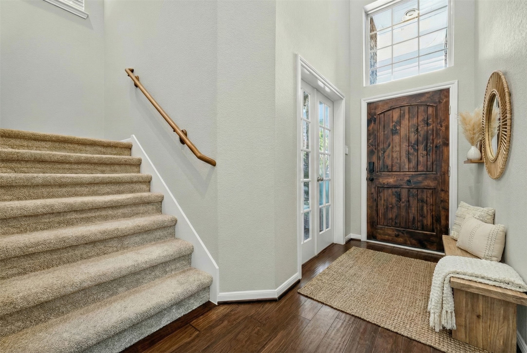 12751 Sweet Root Lane Humble, TX 77346 - Photo 5 of 29 a view of an entryway with wooden floor and door