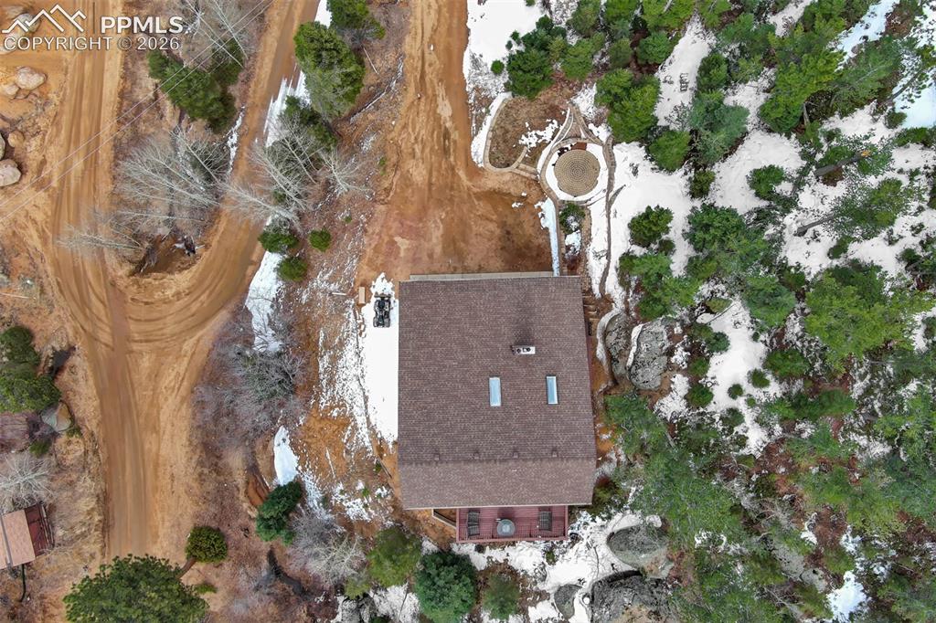 5865 Waterfall Loop Manitou Springs, CO 80829 - Photo 39 of 45 Ariel view of the home