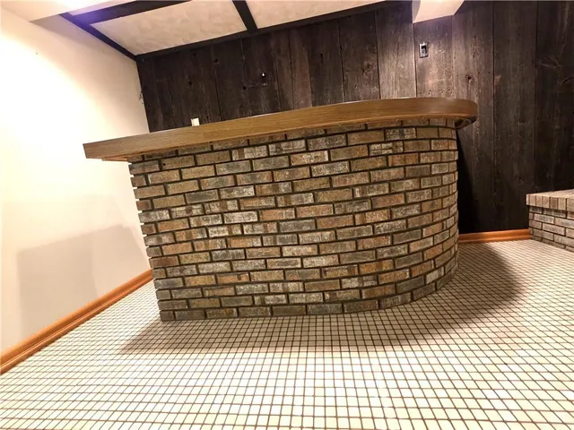 a view of a wooden door