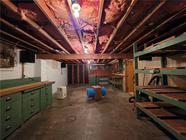 a view of storage and utility room