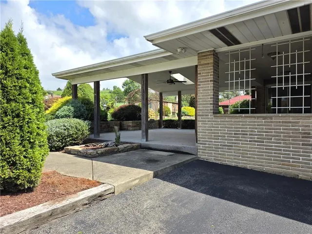 a view of a car garage