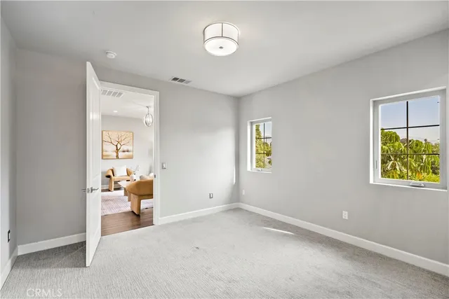 a view of an empty room