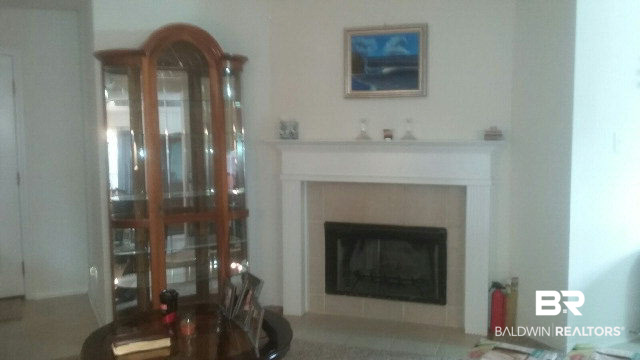 8451 Kendall Court Mobile, AL 36695 - Photo 6 of 33 Wood burning fireplace and vaulted ceiling in the spacious great room