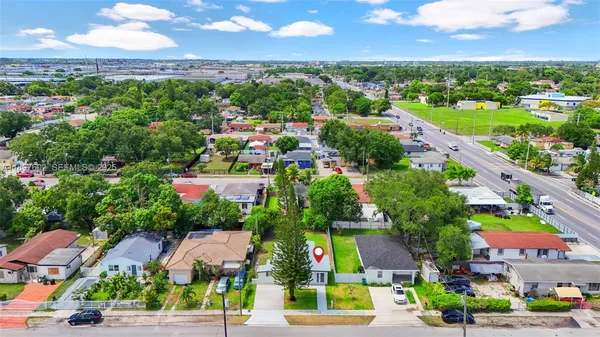 a view of a city and an ocean